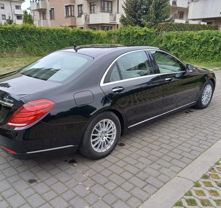 Mercedes-Benz Klasa S cena 150000 przebieg: 102500, rok produkcji 2015 z Biała małe 56